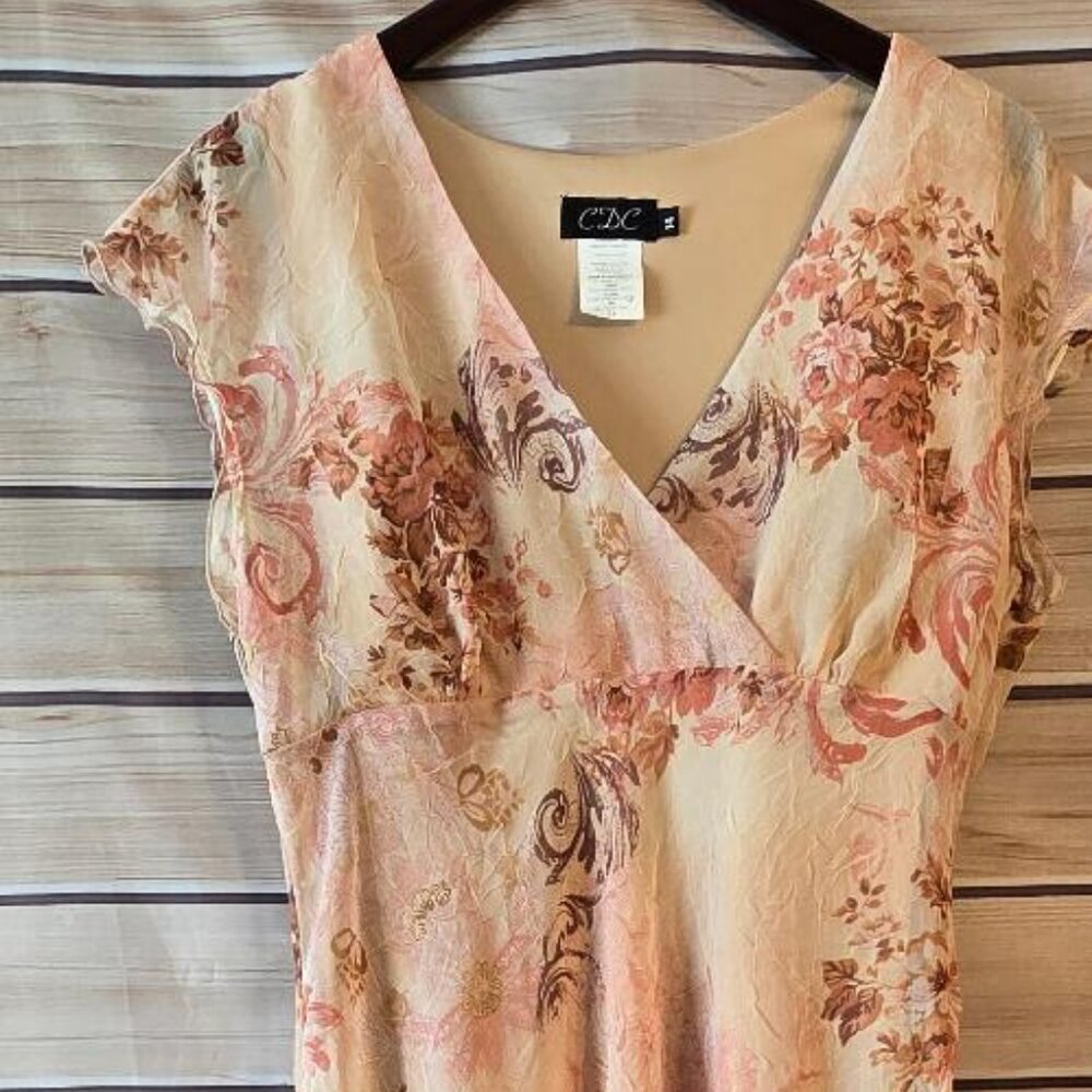 CDC Floral Midi Dress SZ 14